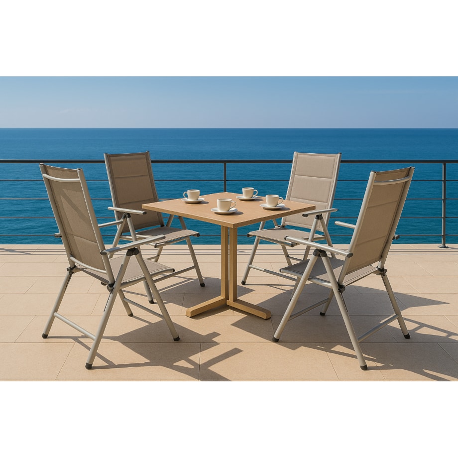 2 X Krzesło Ogrodowe Składane Turystyczne Tarasowe Krzesełko Do Ogrodu