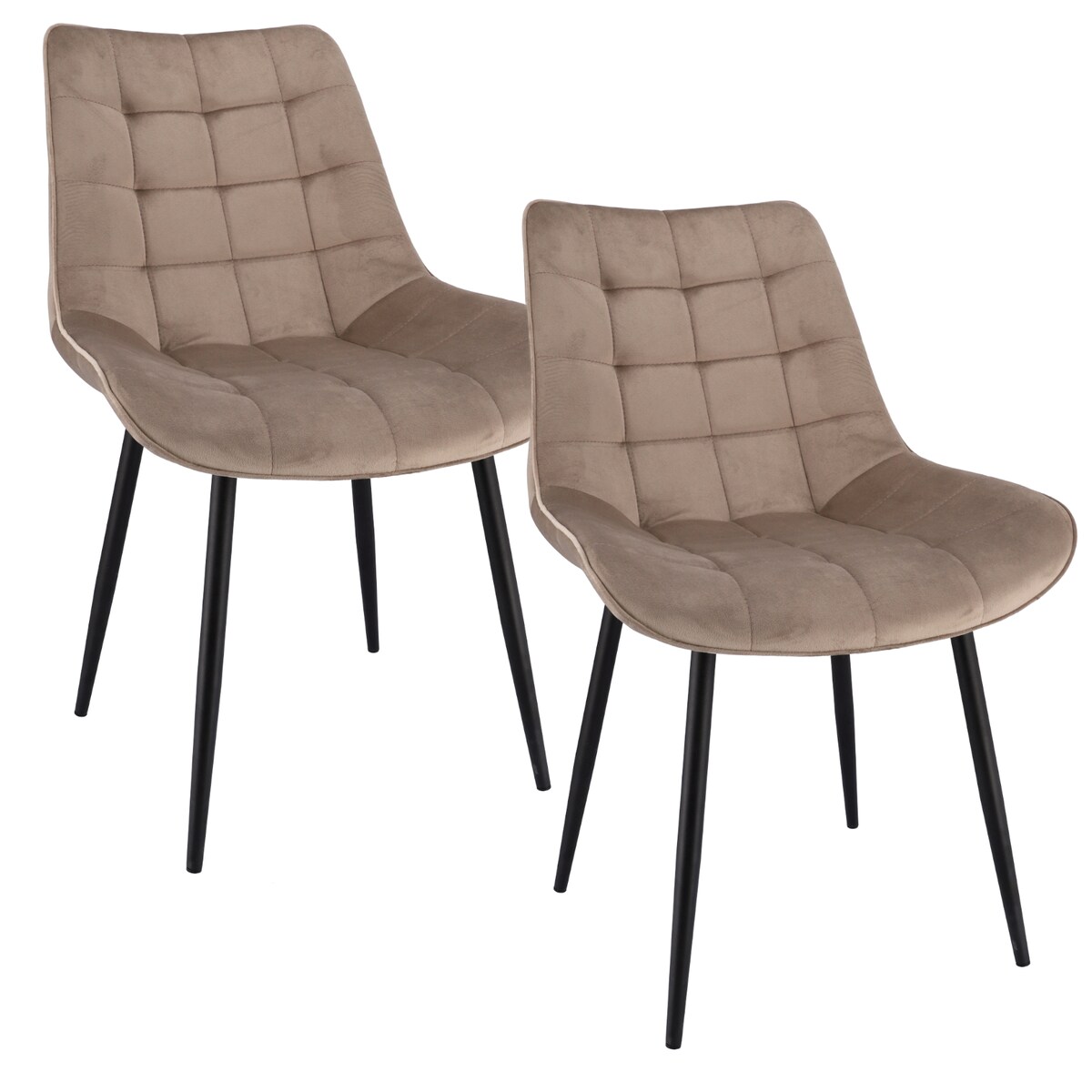 2 X Krzesło Do Jadalni Kuchni Salonu Do Jadalni Kuchni Stołu Zestaw Komplet Misty Beżowe