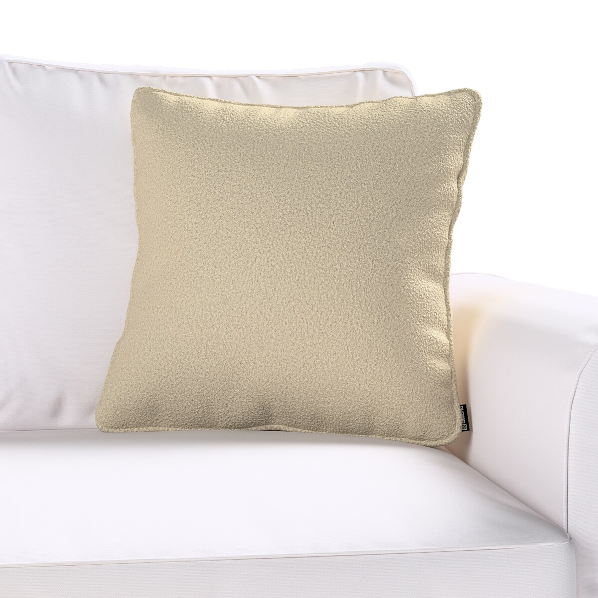 Poszewka Gabi na poduszkę 45x45 ciemno beżowa bukla