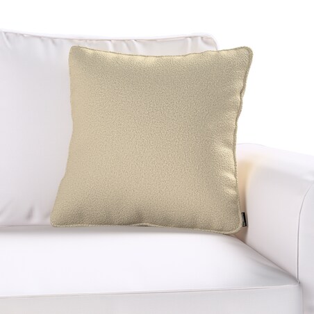 Poszewka Gabi na poduszkę 45x45 ciemno beżowa bukla