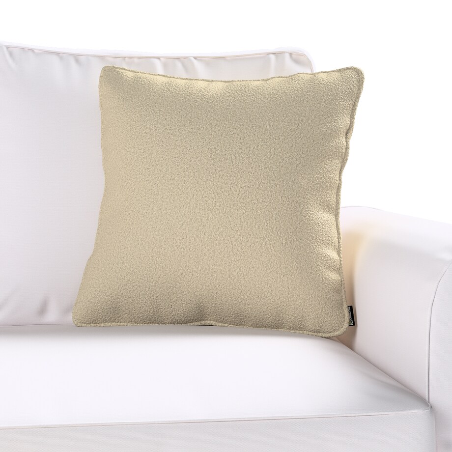 Poszewka Gabi na poduszkę 45x45 ciemno beżowa bukla