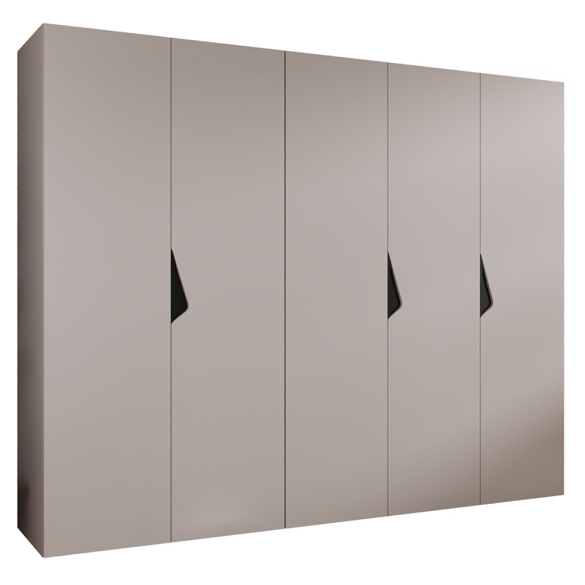 Szafa uchylna Sandi 1 250 wys 202 cm Kaszmir + u Czarny