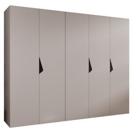 Szafa uchylna Sandi 1 250 wys 202 cm Kaszmir + u Czarny