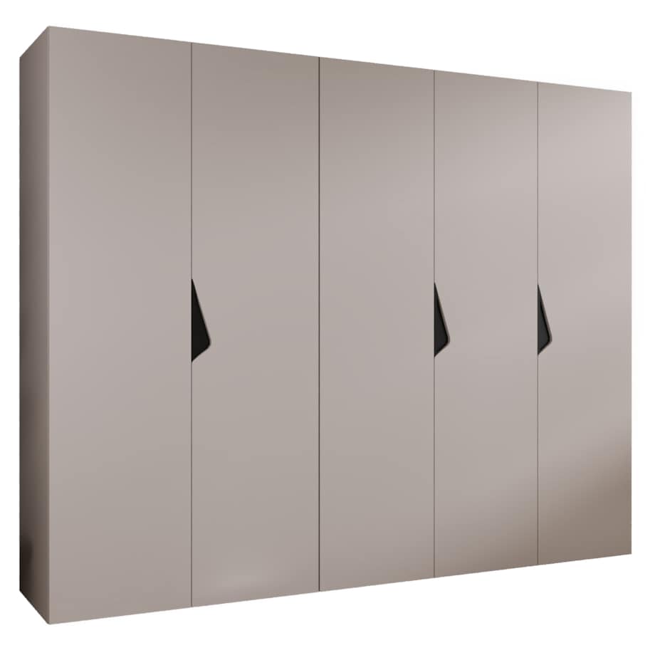 Szafa uchylna Sandi 1 250 wys 202 cm Kaszmir + u Czarny