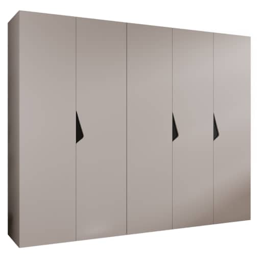 Szafa uchylna Sandi 1 250 wys 202 cm Kaszmir + u Czarny