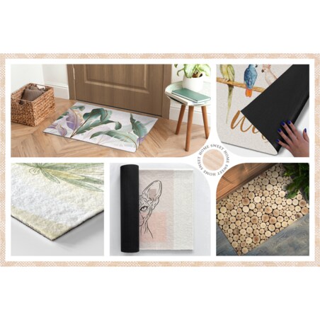 Wycieraczka XXL do wnętrz Geometryczny Wzór 150x100 cm