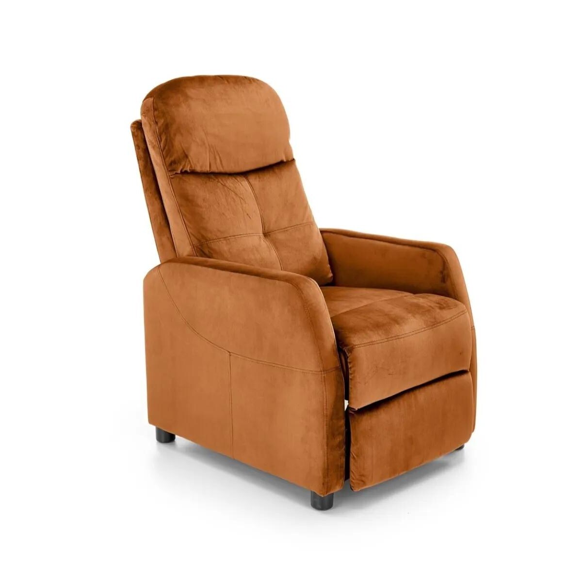 Fotel rozkładany FELIPE 2 VELVET cynamonowy