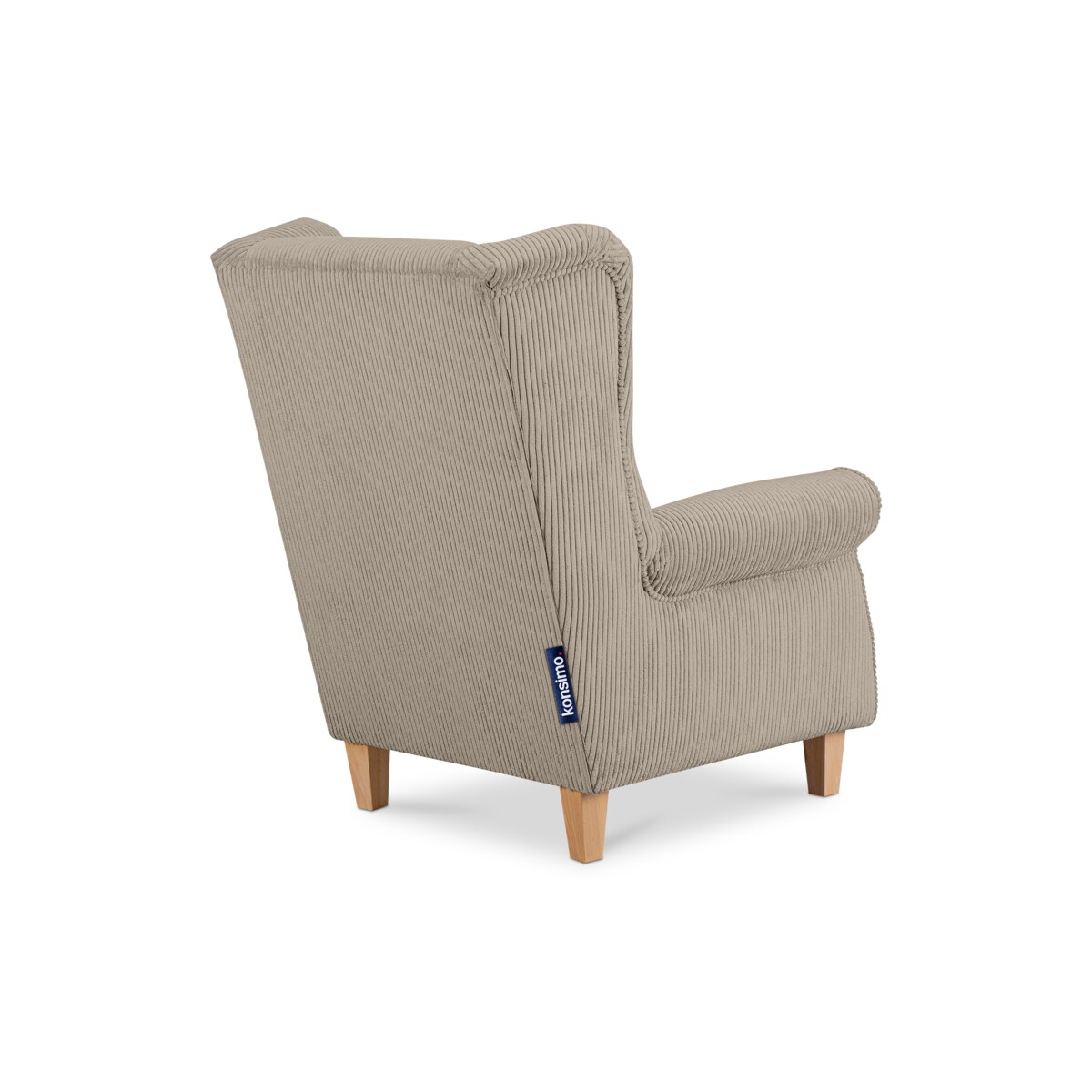 KONSIMO MILES Fotel, kolor Beżowy