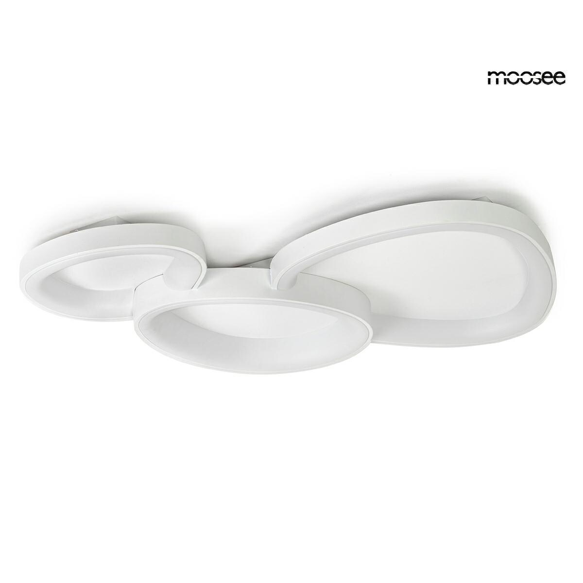 MOOSEE lampa sufitowa / plafon CELLS 3 biała