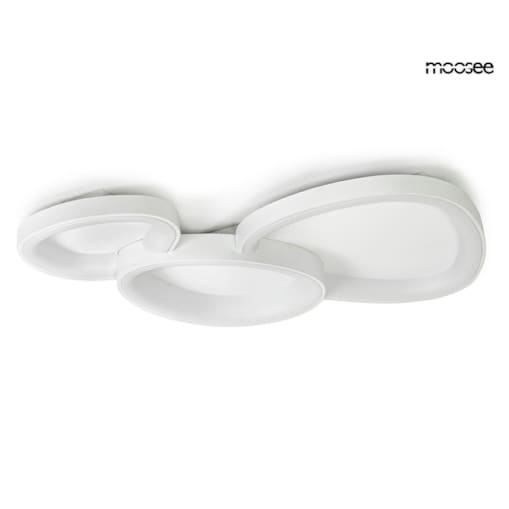 MOOSEE lampa sufitowa / plafon CELLS 3 biała