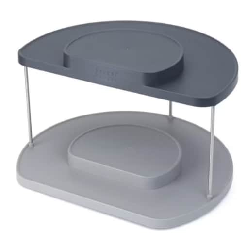 Dwupoziomowy organizer do szafki kuchennej obrotowy CupboardStore, 20.2 x 33 x 28 cm, Joseph Joseph