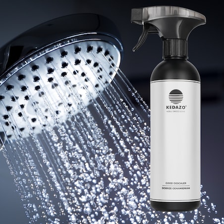 Odkamieniacz do kranów, pryszniców, dysz-KEDAZO Good Descaler — środek do odkamieniania | Blask bez kamienia