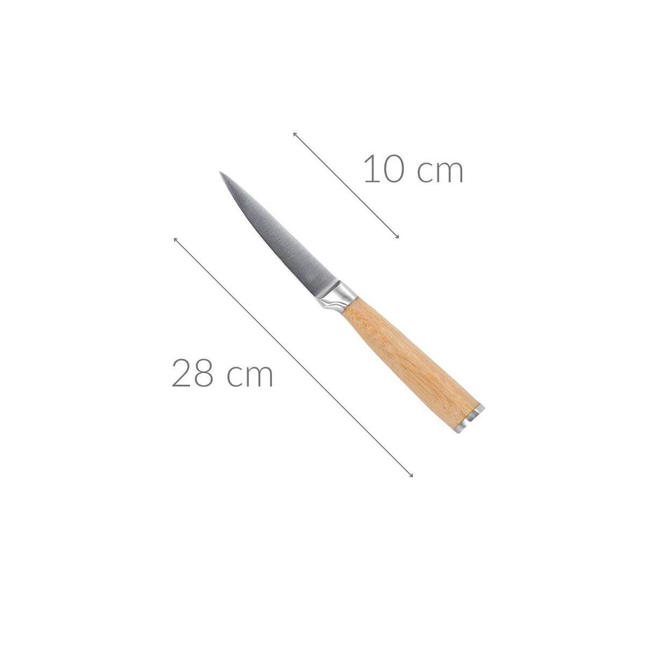 Nóż kuchenny, stal nierdzewna, ostrze 10 cm, Kesper