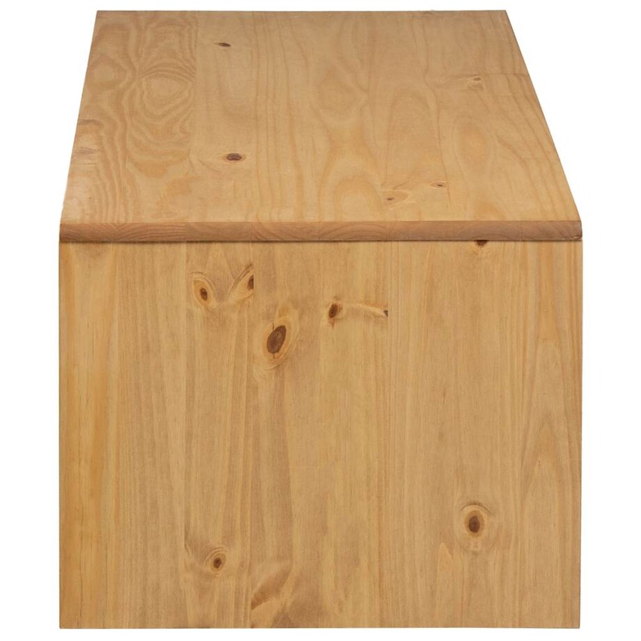 vidaXL Stolik kawowy SAUDA, kolor dębu, 99x55x45 cm, drewno sosnowe