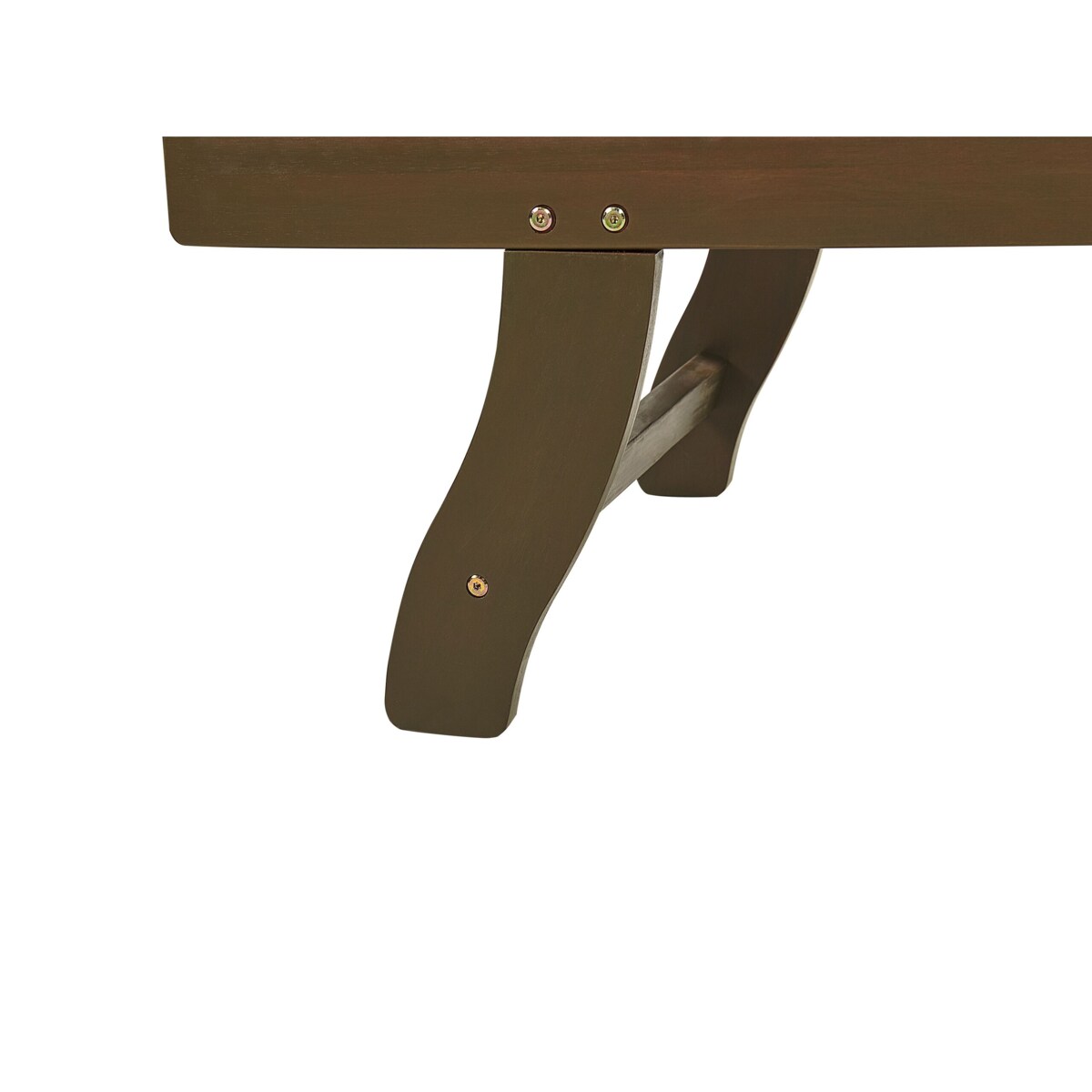 Leżak ogrodowy drewno akacjowe ciemne AMATNEA