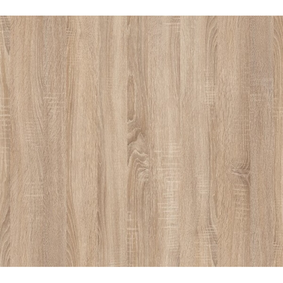 Okrągły stół Reo do salonu z metalową podstawą, blat 90 cm- dąb sonoma