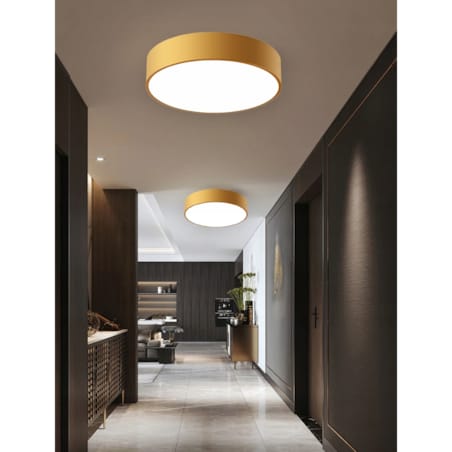Lampa Sufitowa Plafon Salon Glamour Złota 30Cm
