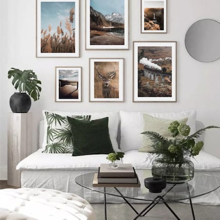 Poster Story, Plakat, Obraz - Beżowa Trawa na Tle Nieba, wymiary 70 x 100 cm