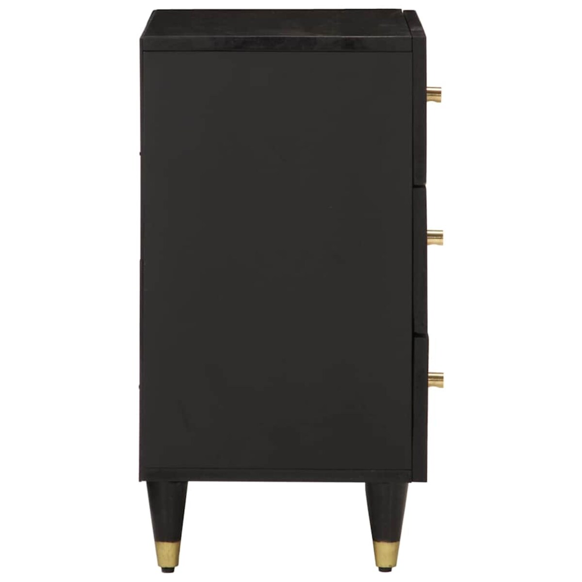 vidaXL Szafka nocna, 50x33x60 cm, lite drewno mango