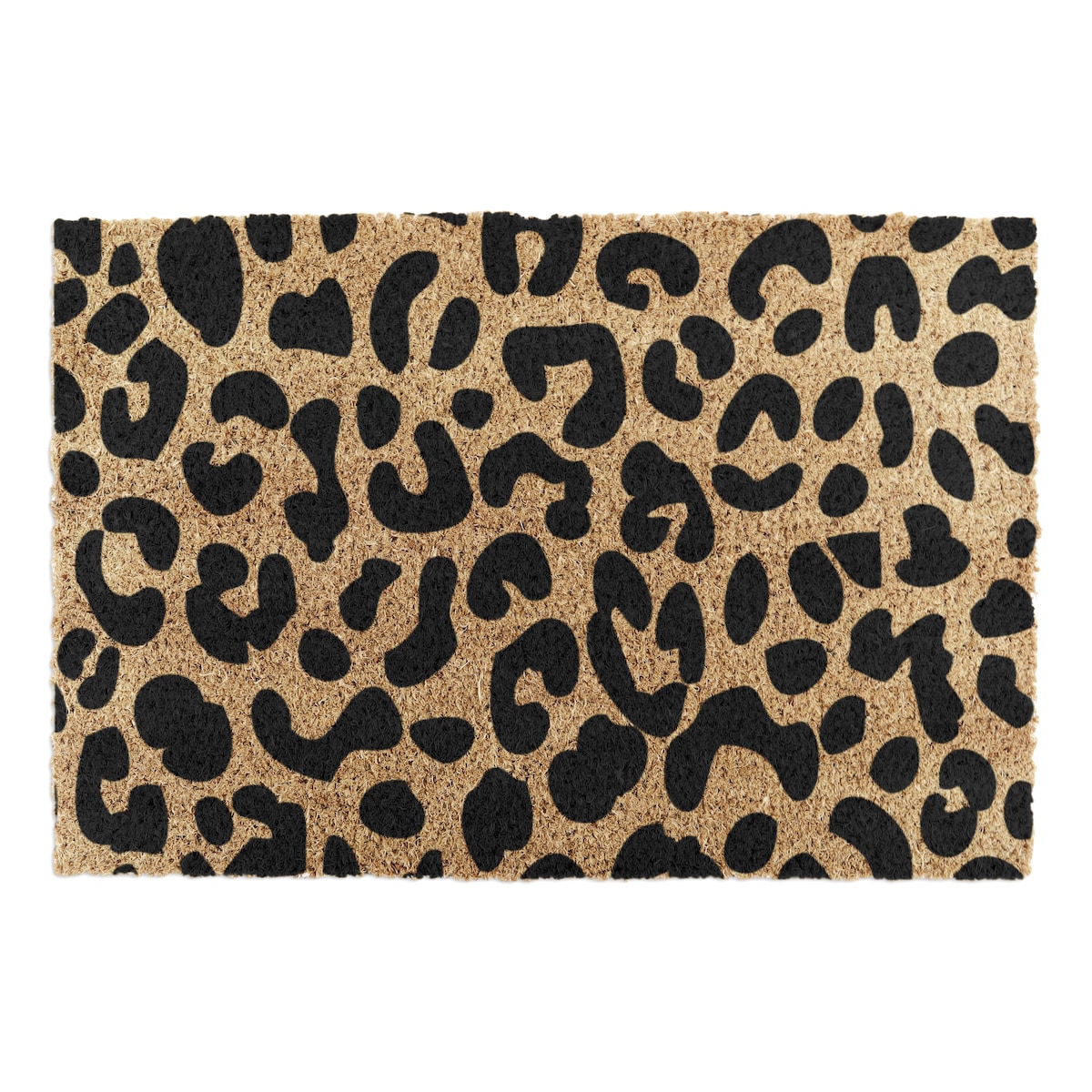 Leopard print doormat