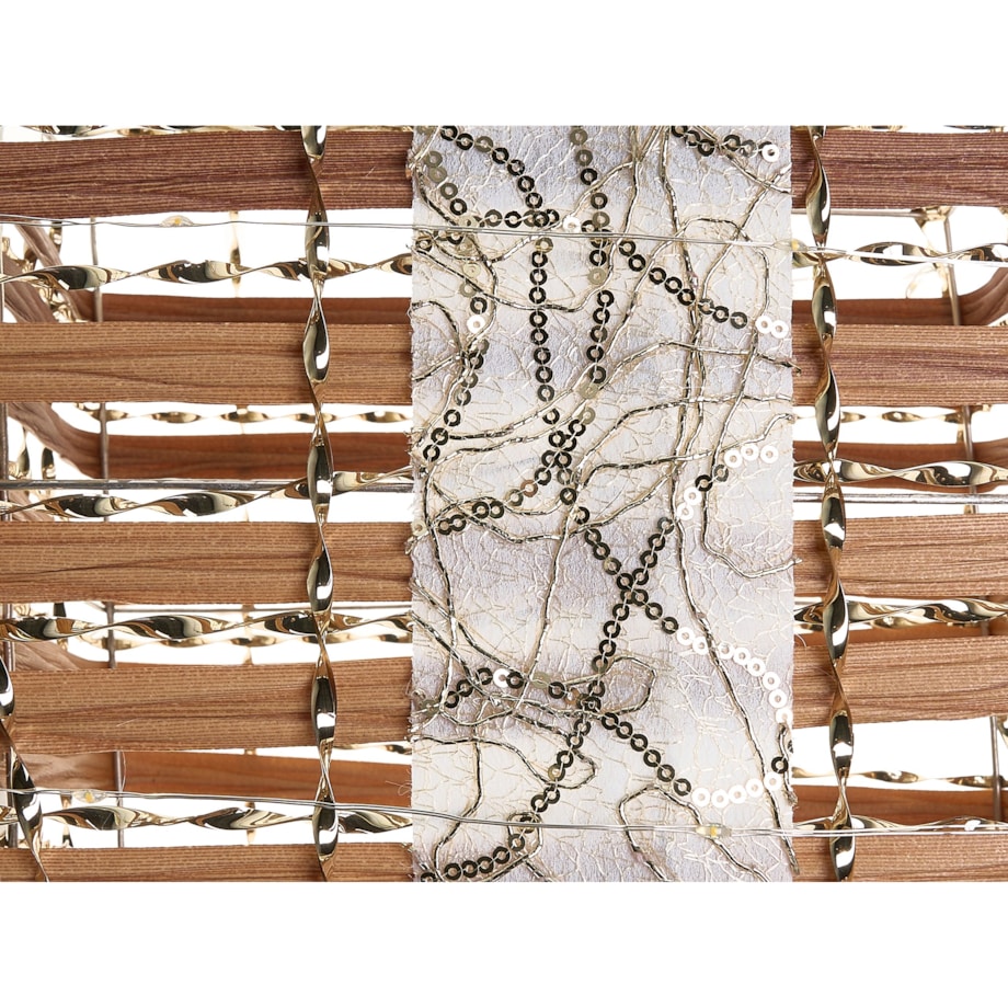 Zestaw 3 dekoracji świątecznych LED TISSO Prezenty świąteczne 20/25/30 cm Brązowy