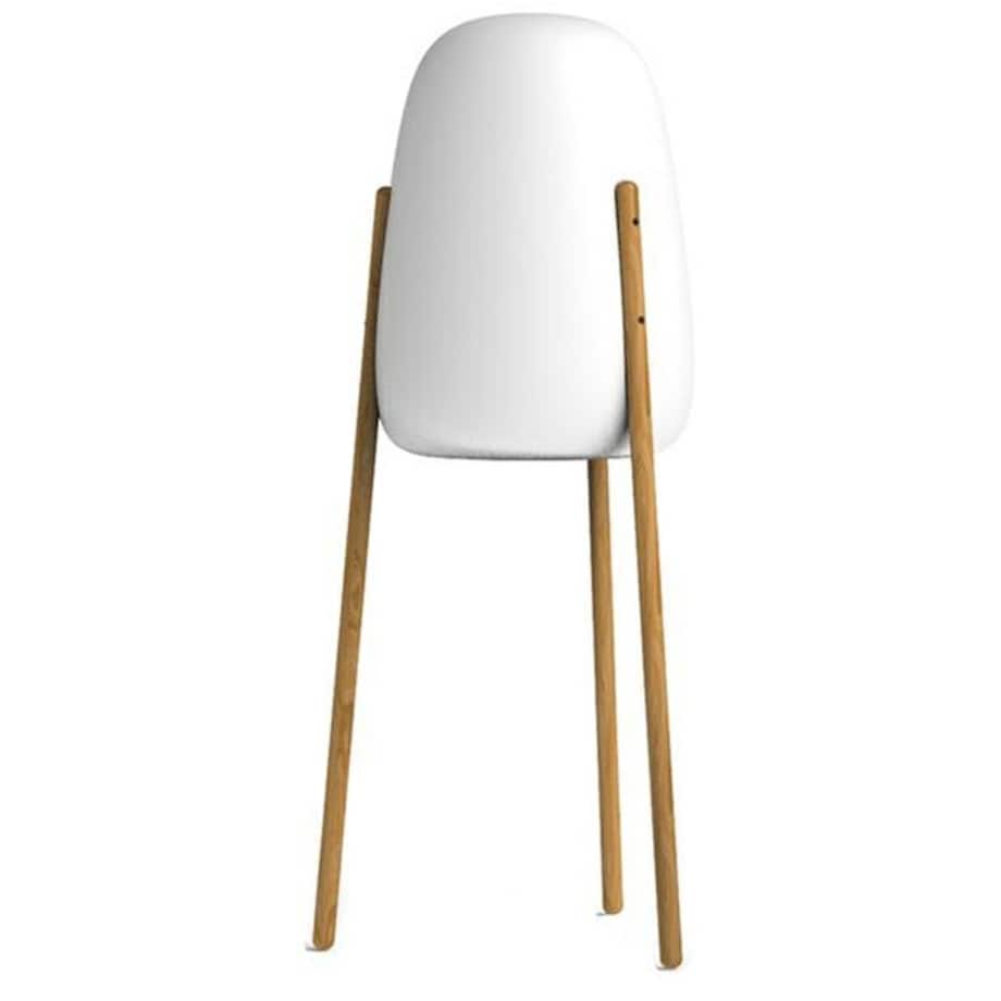 Zewnętrzna lampa ogrodowa Rocket LUMRCK145SSNW biała, King Home