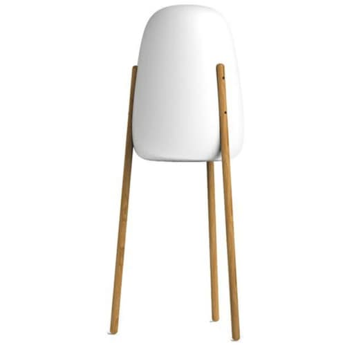 Zewnętrzna lampa ogrodowa Rocket LUMRCK145SSNW biała, King Home