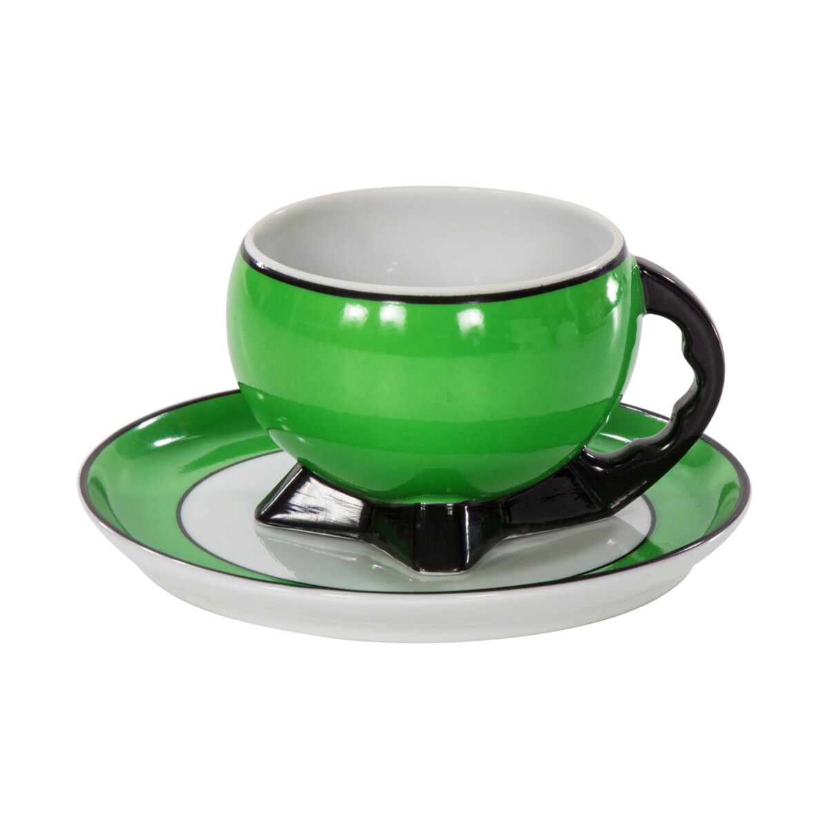 Filiżanka 200 ml ze spodkiem Kula Zielona Irlandia G260
