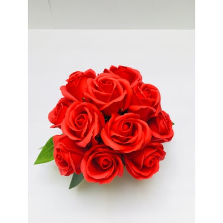 KWIATY MYDLANE bukiet mały NA DEKORACJE STÓŁ PREZENT KOBIET róża upominek