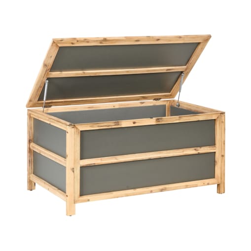 Skrzynia ogrodowa ACATE Beton 121 cm 72 cm Szary