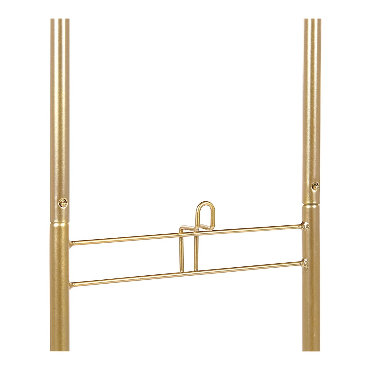 Stojak z 3 koszami na kółkach metalowy złoty AYAPAL