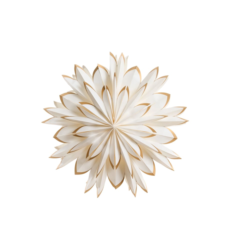 Dekoracja świąteczna SVEDAN Gwiazda 60 cm Złamana biel