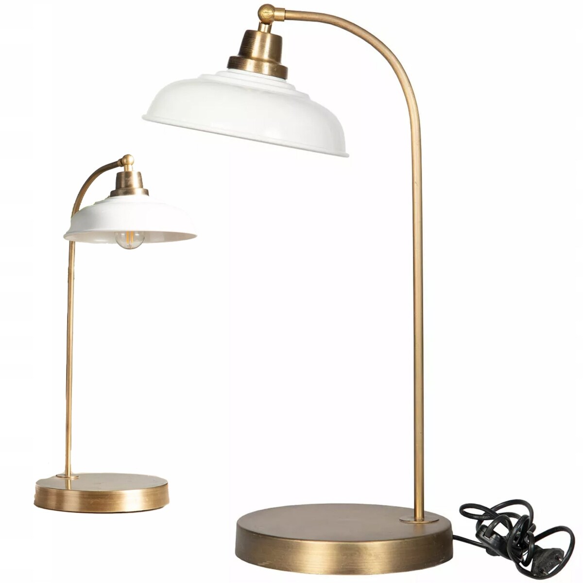 LAMPA NOCNA STOŁOWA STOJĄCA biurkowa do sypialni salonu loft duża 52cm