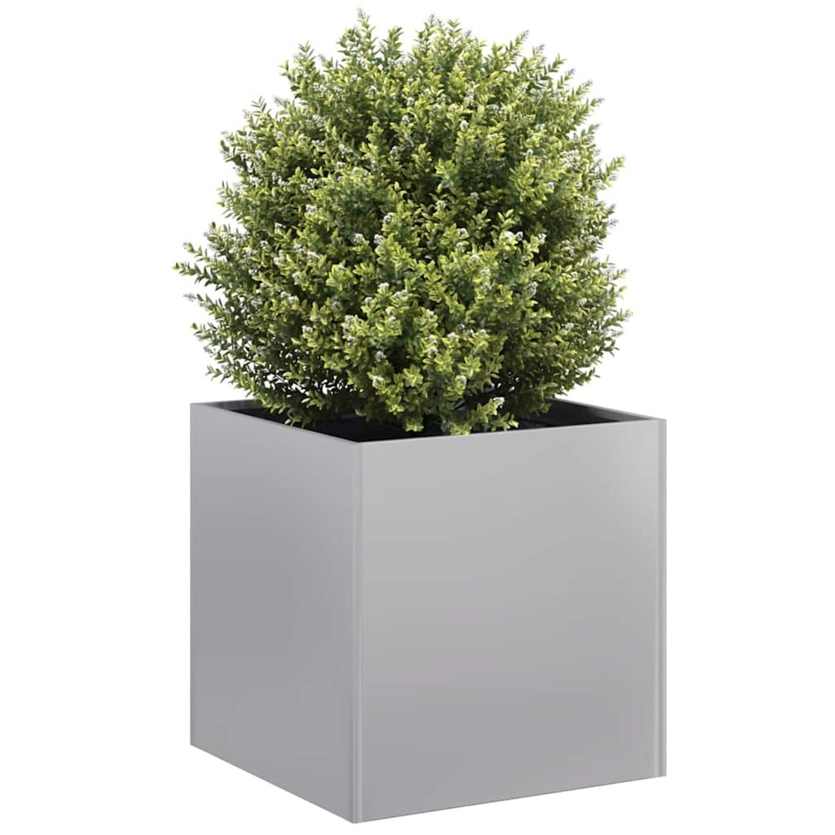 vidaXL Doniczka 40x40x40 cm Stal ocynkowana