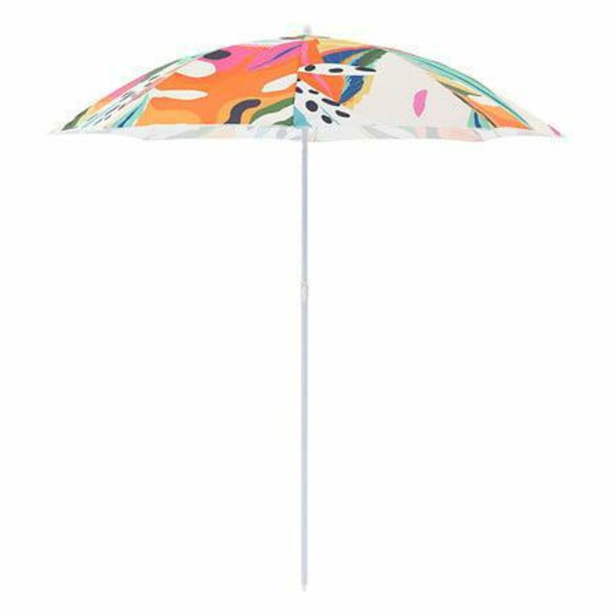 PARASOL PLAŻOWY 1,55m Porto wzór tropikalny stal i poliester