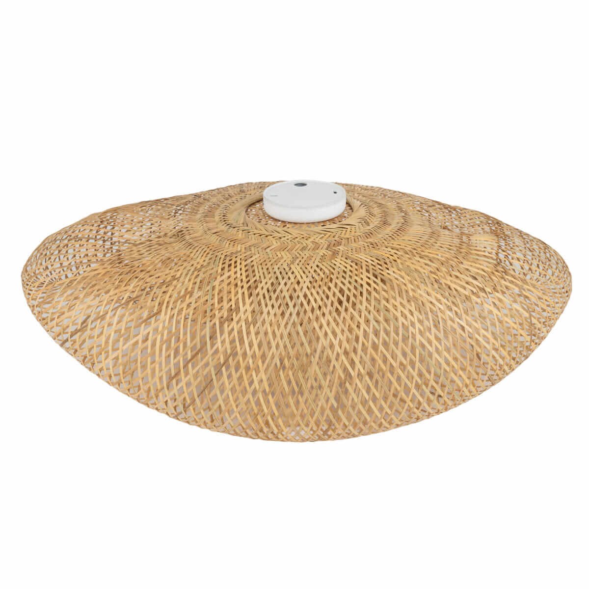 Drewniany plafon Havana 11172 Nowodvorski japandi koszyk siatka bambusowy biały