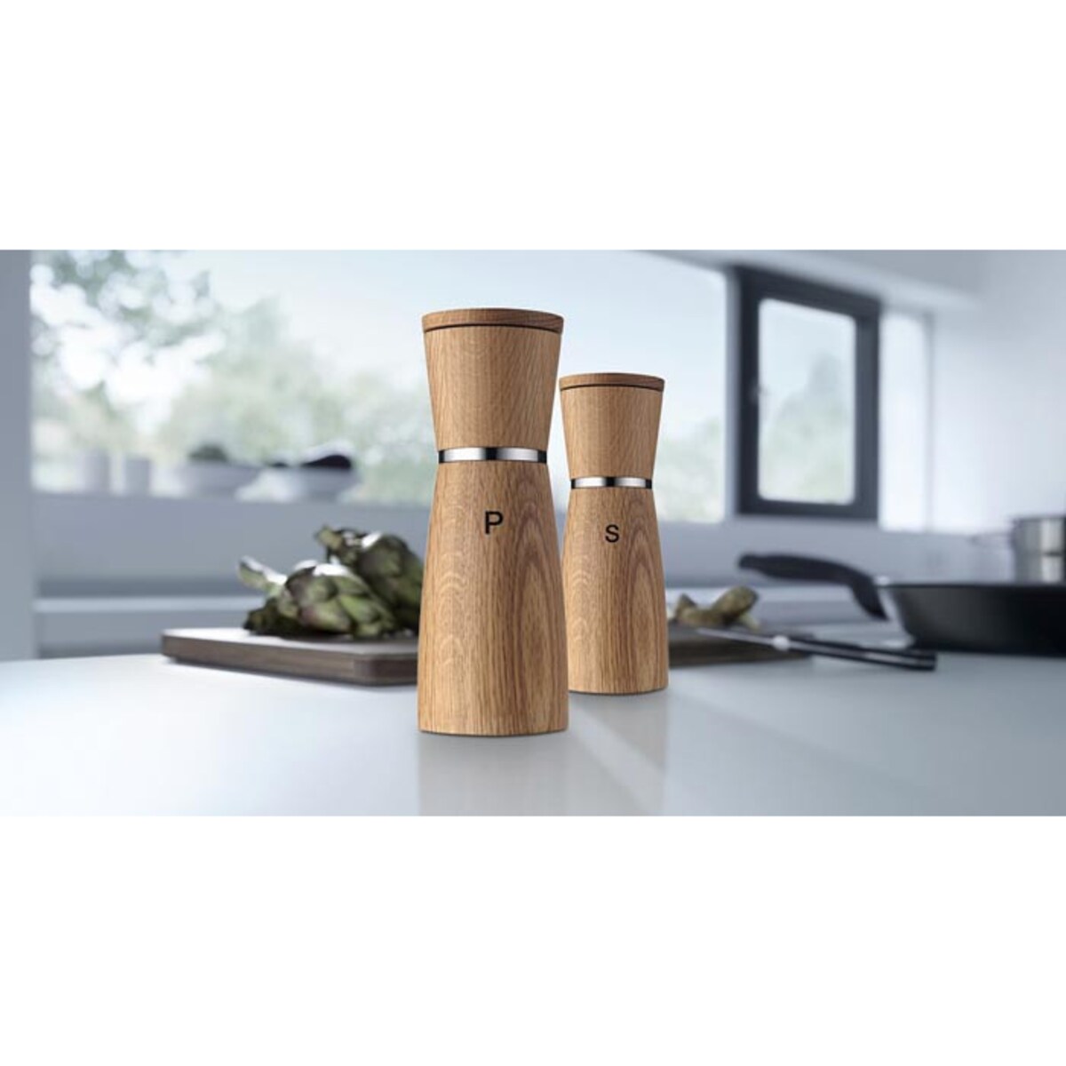 Zestaw 2 młynków drewnianych Ceramill Natura, 17.9 x 6 cm, WMF