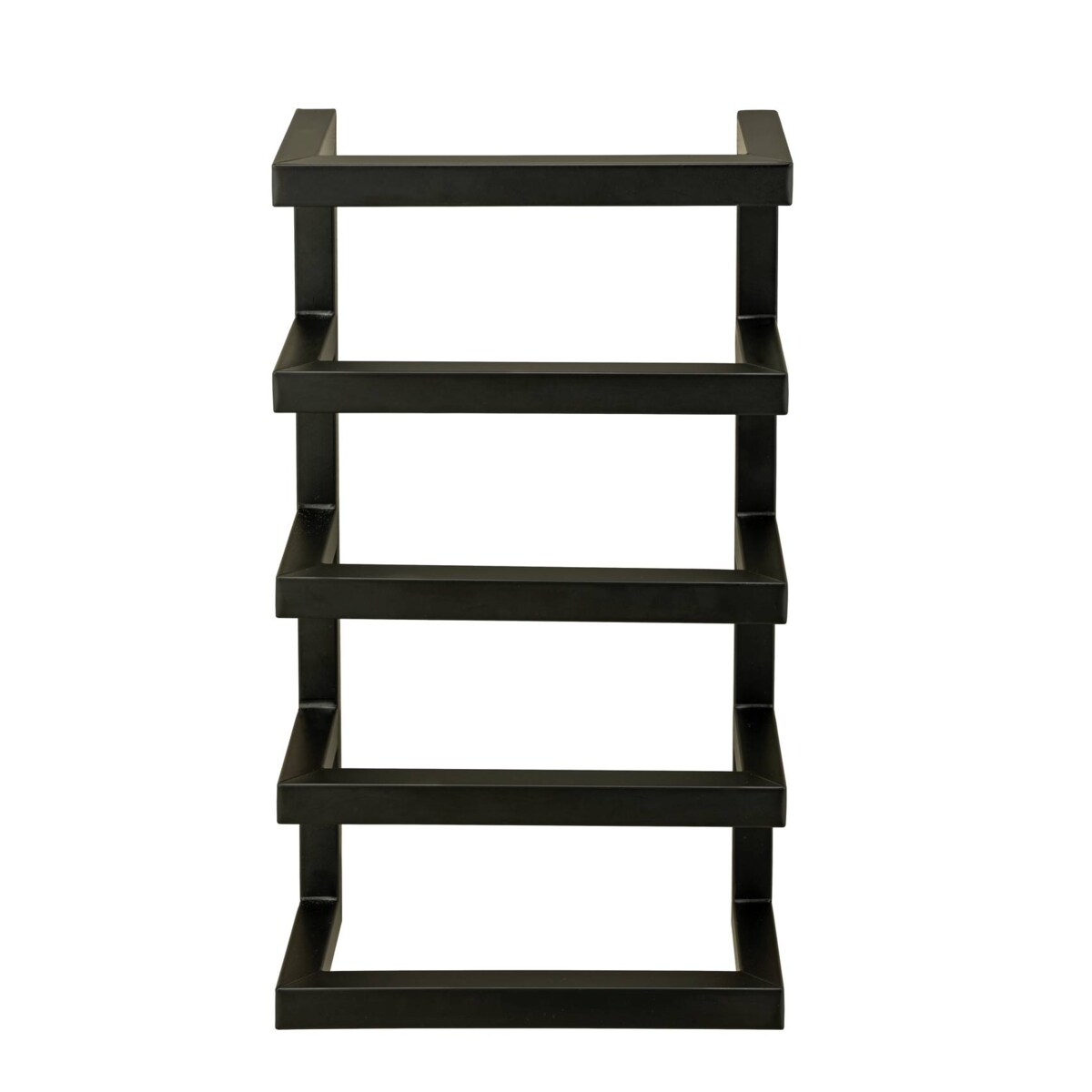 Wieszak na ręczniki ze stali lakierowanej, czarny mat, FONDIRO, WENKO