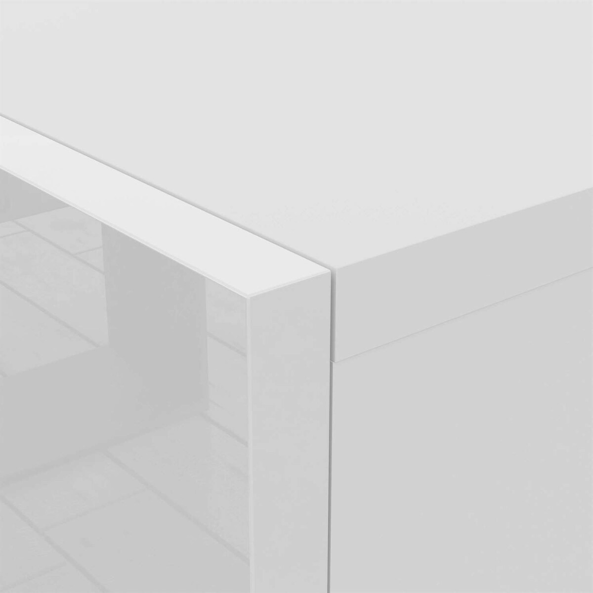 Szafka RTV COLGANTE 200 biały połysk LED