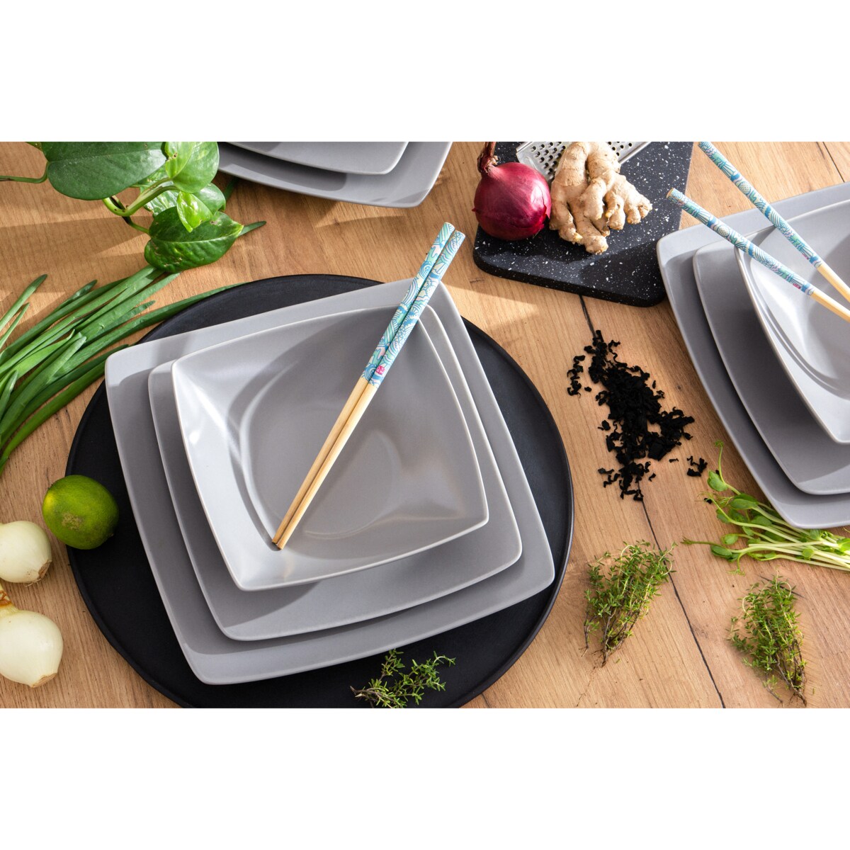 Konsimo EPIRI Talerz deserowy 6szt.