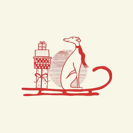 Poduszka świąteczna na krzesło - christmas slide