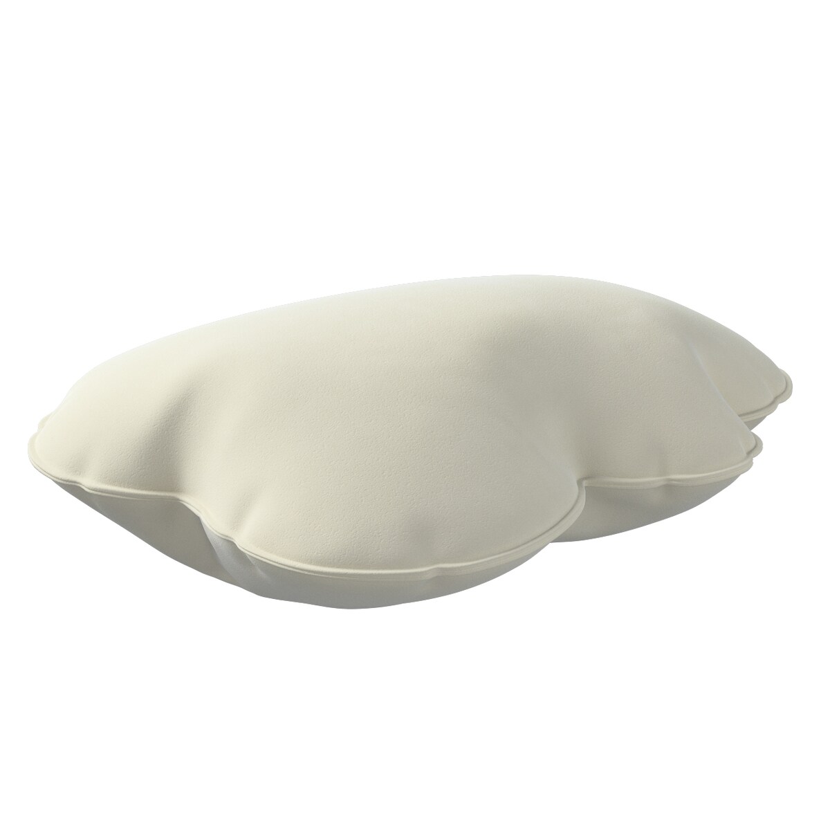 Poduszka Soft Cloud, śmietankowa biel, 55x15x35cm, Posh Velvet