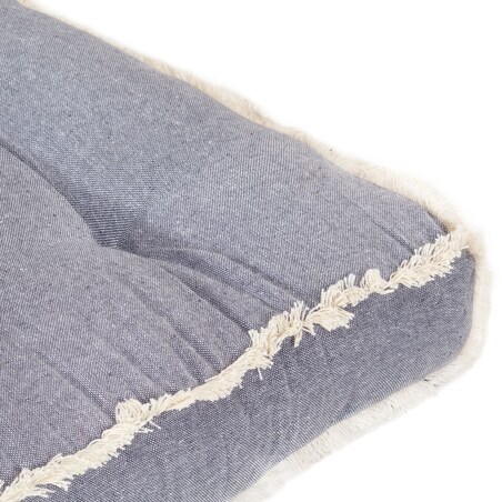 vidaXL Poduszka na sofę z palet, antracytowa, 120x80x10 cm