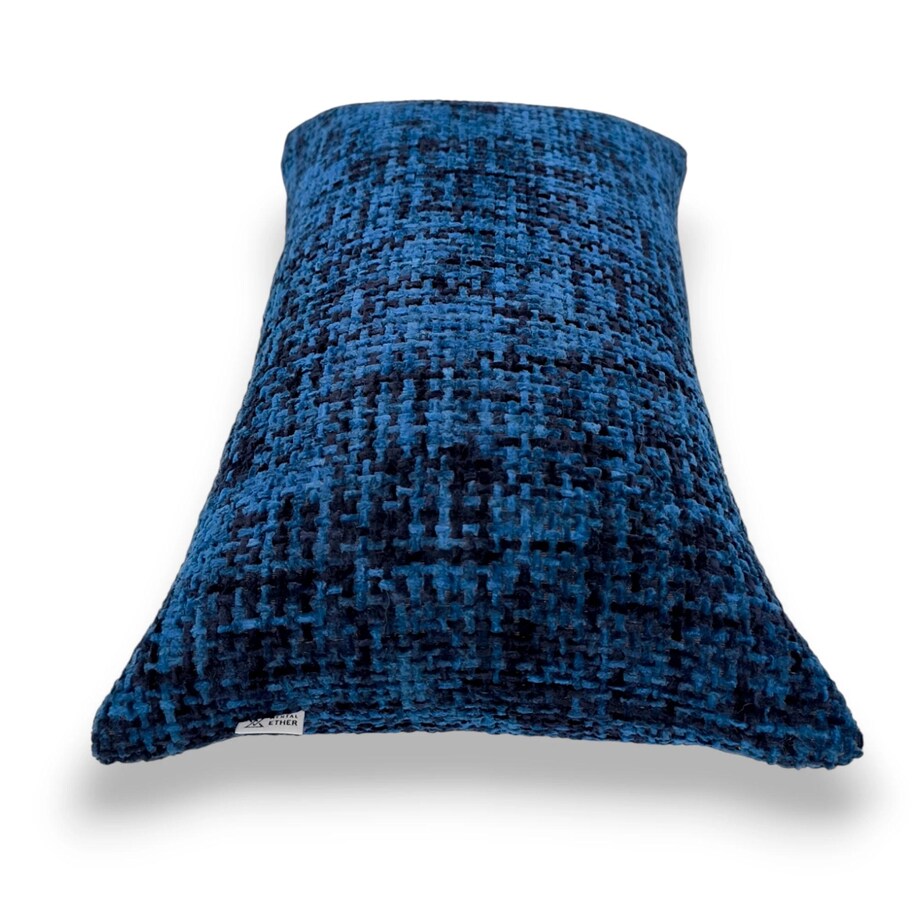 Granatowa Poduszka Dekoracyjna Stella 50x30 - melanż