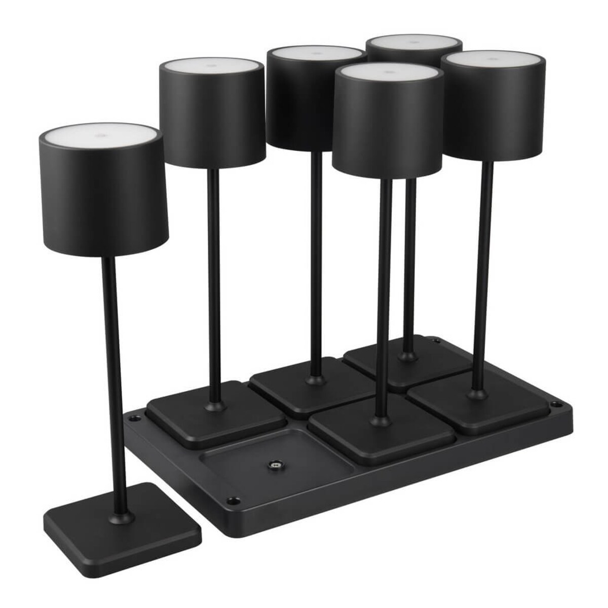 Lampki nocne Fernandez R54096632 RL Light LED 6W 2700-600K stacja ładowania czarny