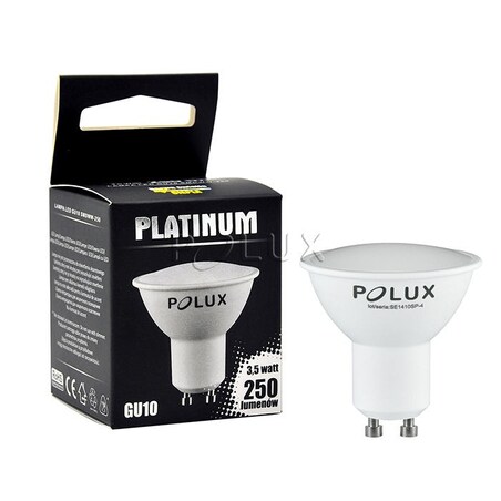 Żarówka LED 209849 Polux GU10 reflektor 3,5W 250lm 230V biała zimna
