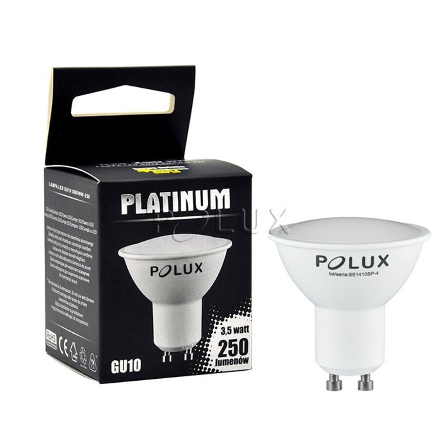 Żarówka LED 209849 Polux GU10 reflektor 3,5W 250lm 230V biała zimna