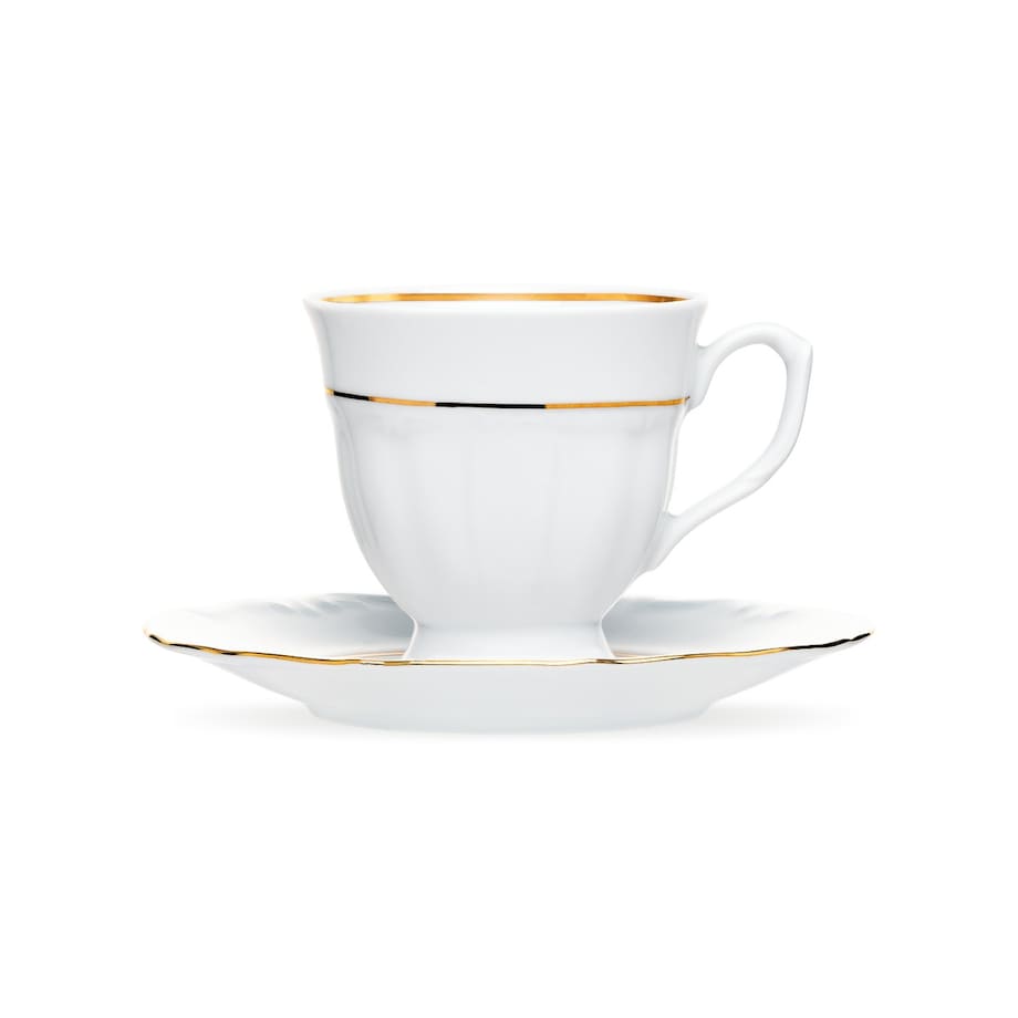 Garnitur do kawy dla 12 osób 39 el. Maria Teresa Złota Linia B014