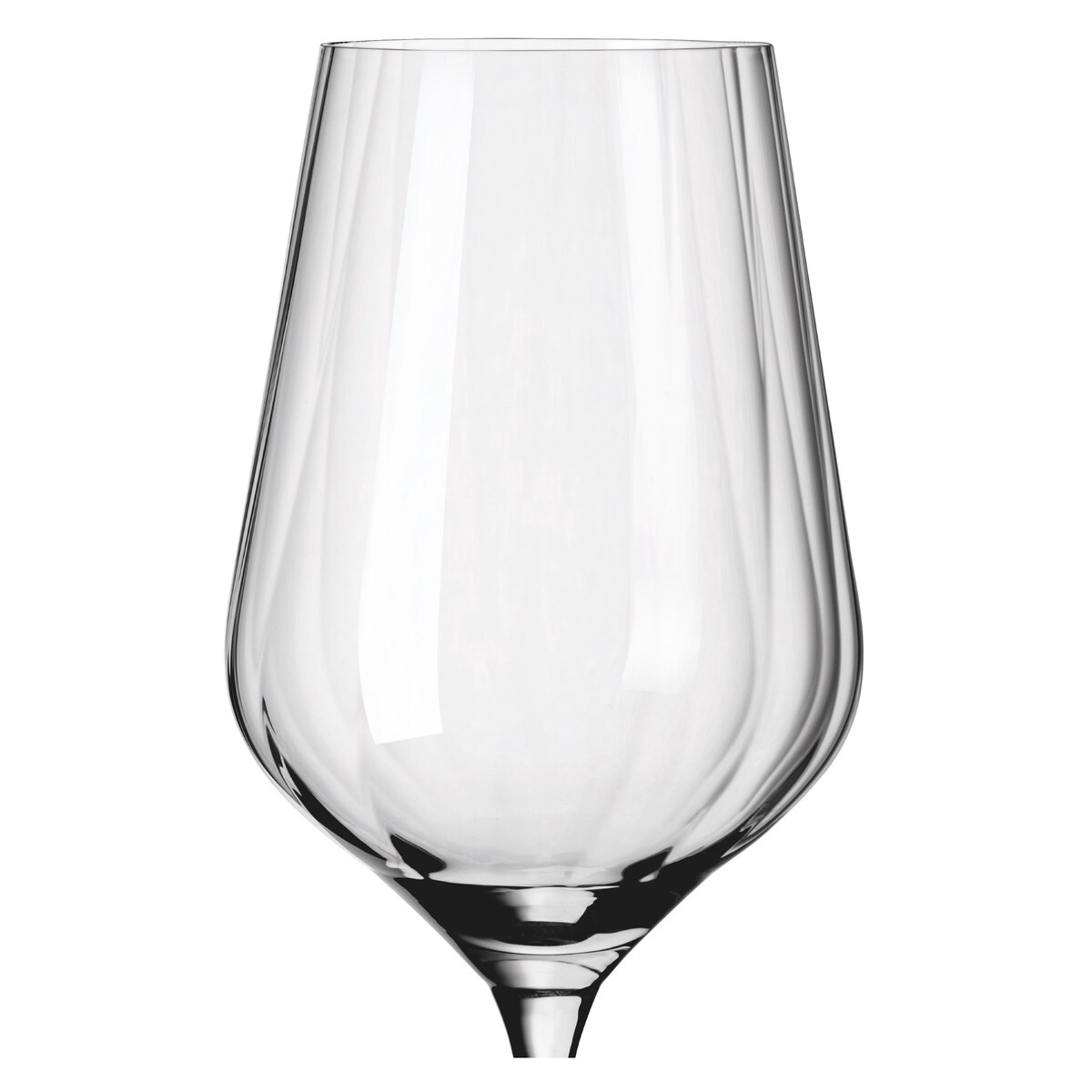 Ritzenhoff Zestaw 12 szt. Kryształowych Ryflowanych Kieliszków do Czerwonego Wina i wody Sternschliff
