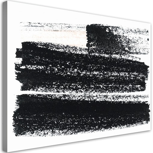 Obraz czarno biały do salonu sypialni biura, Nowoczesna Abstrakcja 90x60